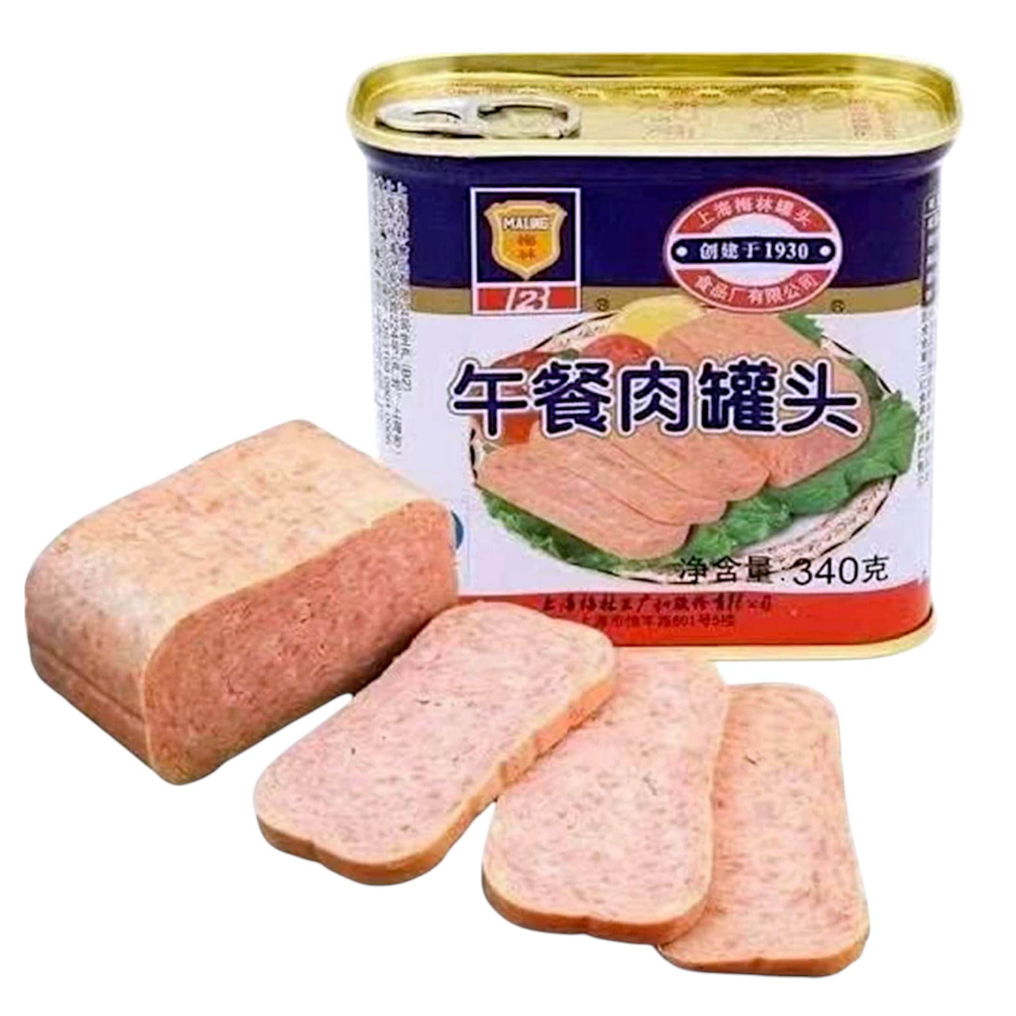 Amazon.co.jp: MALING LUNCHEON MEAT 340g - マリン ランチョンミート
